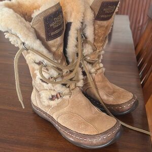 Northface boots. Waterproof and insulated. Great traction.